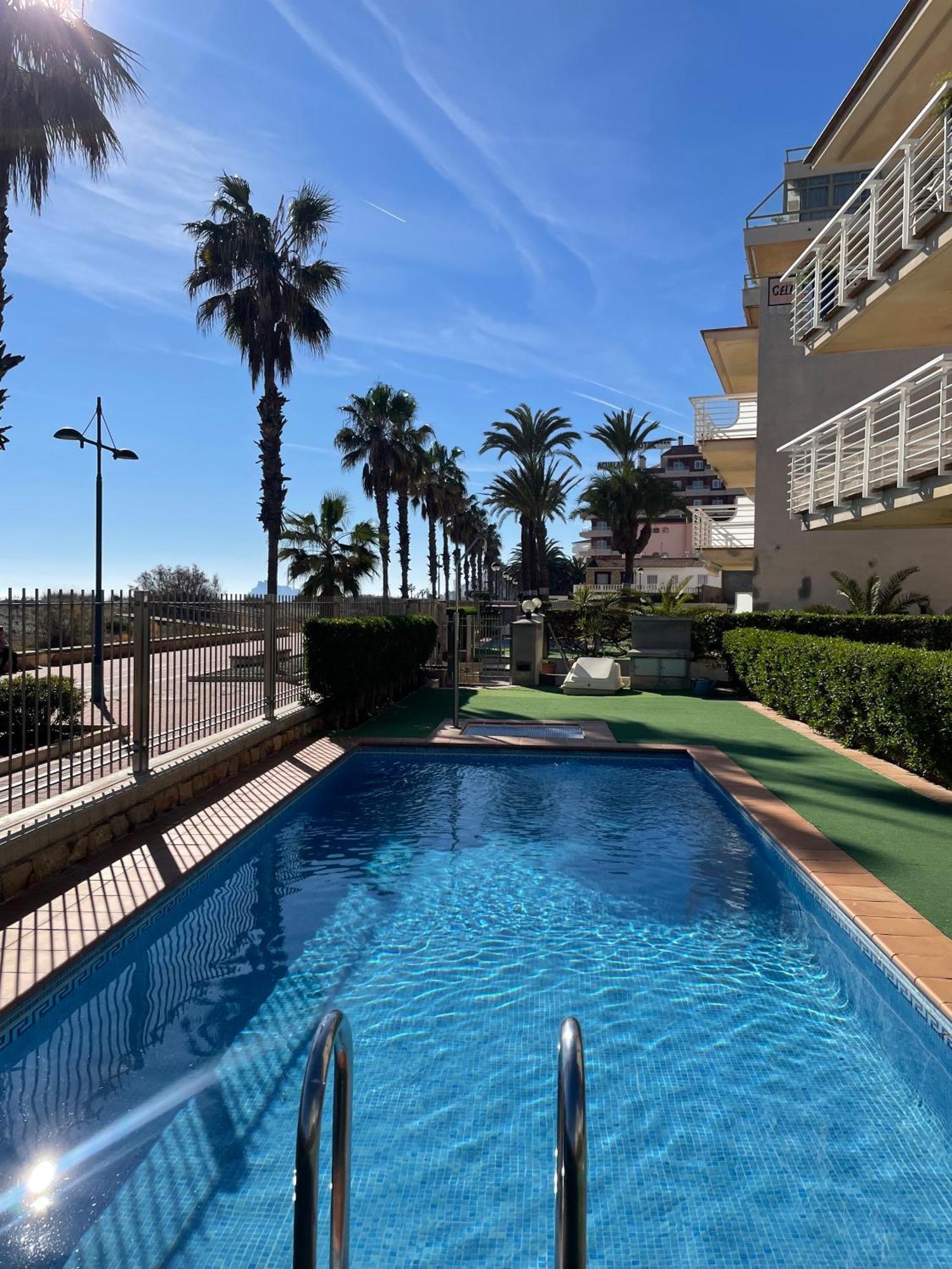 Ferienwohnung Alpen 1 - Cala Josep I 1Era Linea Peñíscola Exterior foto