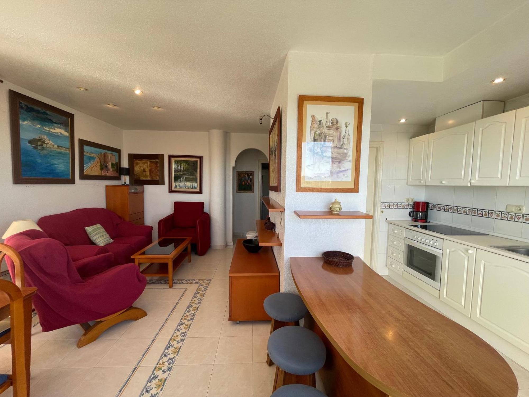 Ferienwohnung Alpen 1 - Cala Josep I 1Era Linea Peñíscola Exterior foto